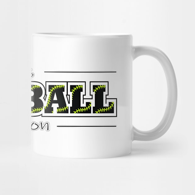 It's Softball Season - Ball Pattern by PureJoyCraft